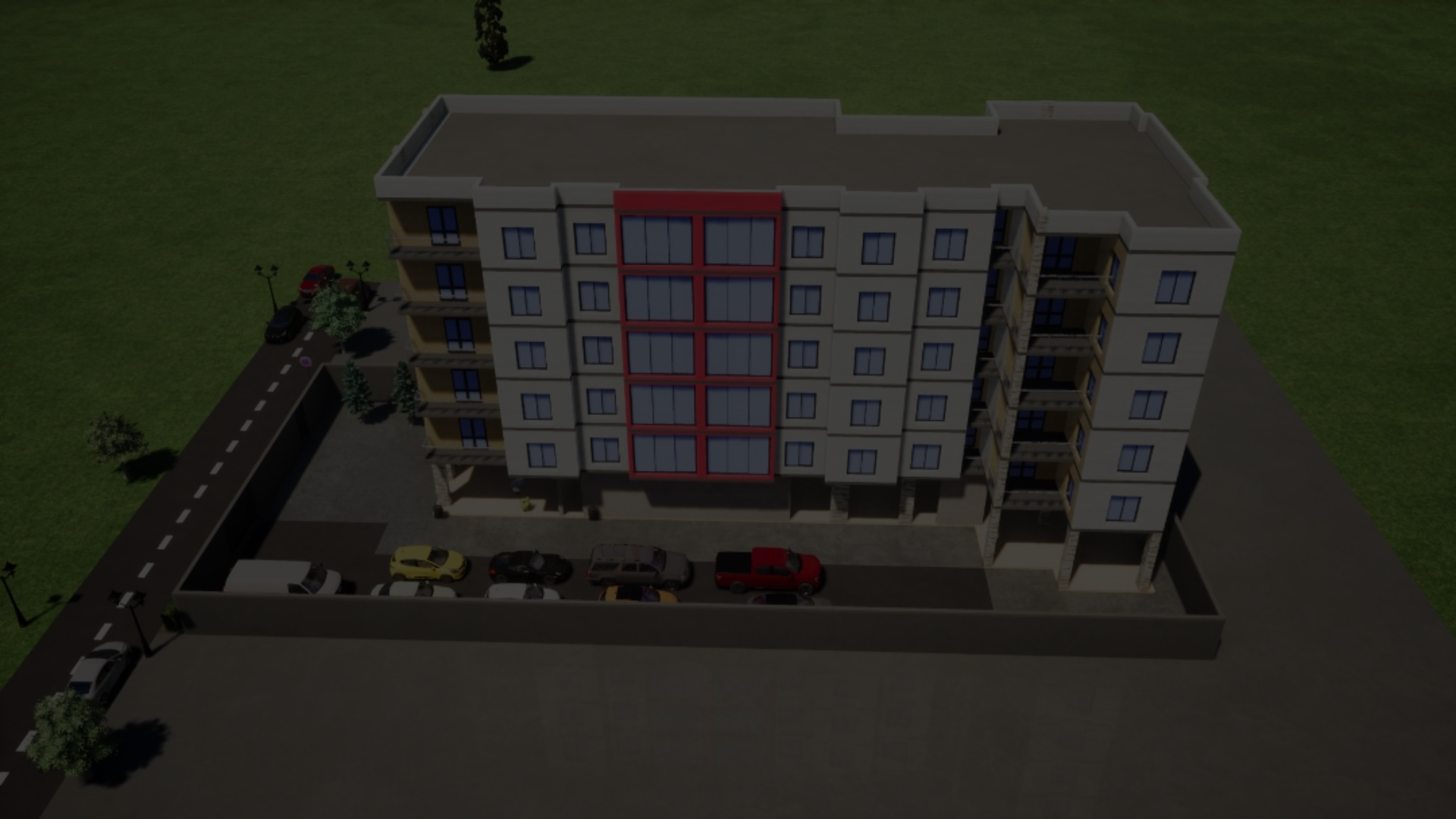 TAU campus building in Bamako