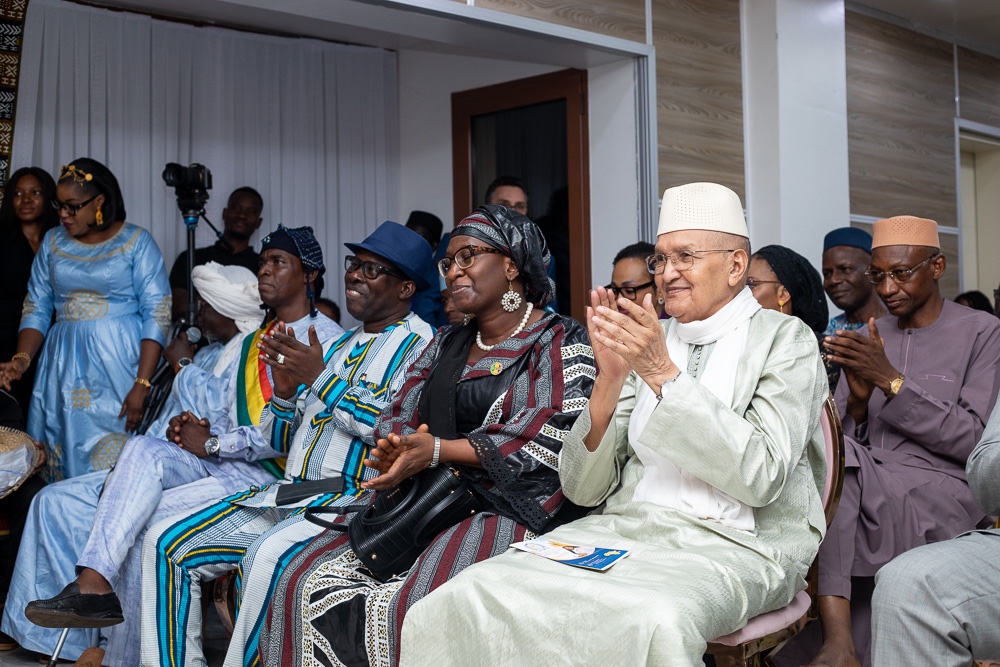 Guests applauding during the Timbuktu American University inauguration