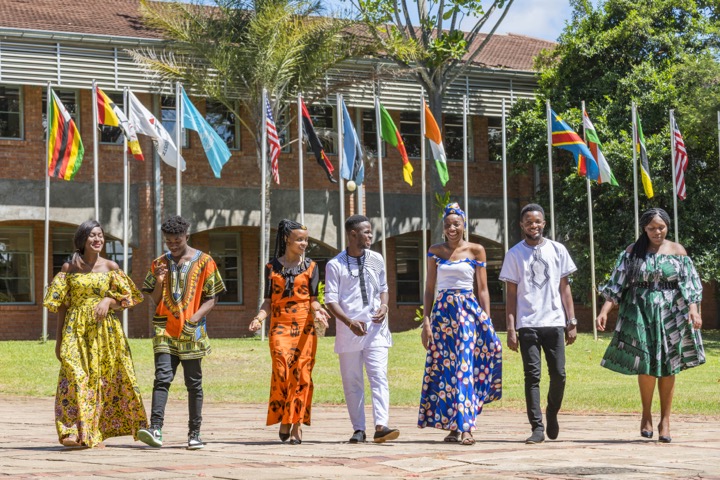 TAU campus and students in Bamako